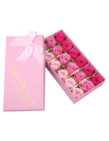 Set de 18 Jabones Aromáticos de Rosa Rotumaty - 142g