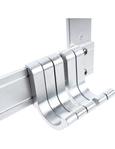 Soporte para Toallas NOLANTISI Montaje en Pared Aluminio Mate