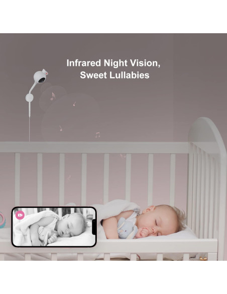 Monitor de Bebé iBaby i2 con Detección de Respiración y Movimiento Monitor de Bebé iBaby i2 con Detección de Respiración y Movimiento