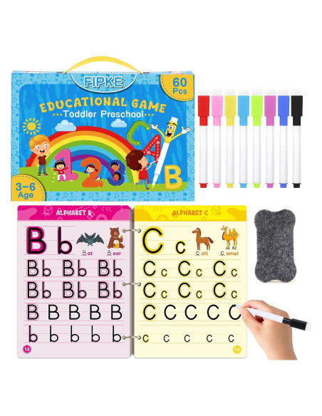 Libro de Práctica de Escritura FIPKE para Niños 3-6 Años Libro de Práctica de Escritura FIPKE para Niños 3-6 Años
