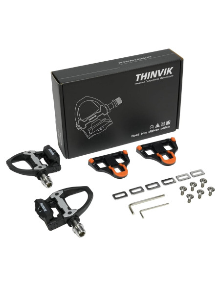 Calas de bicicleta Thinvik SPD-SL para pedales Shimano SH10 SH11 Calas de bicicleta Thinvik SPD-SL para pedales Shimano SH10 SH11