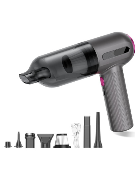 Aspiradora de Mano Genérico VC-01 120W Inalámbrica con Luz LED Aspiradora de Mano Genérico VC-01 120W Inalámbrica con Luz LED
