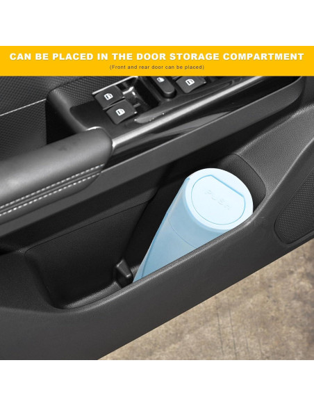 Contenedor de Basura para Auto YTFRL Azul Claro 20x8.5 cm Contenedor de Basura para Auto YTFRL Azul Claro 20x8.5 cm