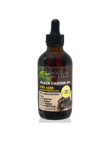 Aceite de Ricino Negro Jamaicano 118 ml - Hidrata Piel y Cabello