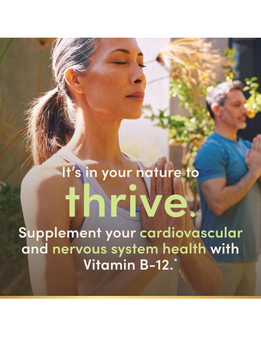 Suplemento de Vitamina B12 Nature's Bounty 1000 mcg 200 Tabletas