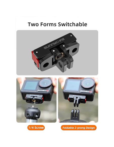 Adaptador de Montaje Magnético Plegable DJI Osmo Action 5 Pro Adaptador de Montaje Magnético Plegable DJI Osmo Action 5 Pro