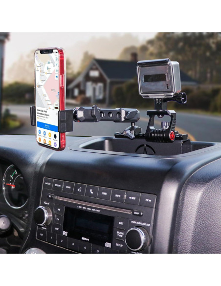 Soporte para Teléfono y Cámara JK RERPRO para Jeep Wrangler 2012-2018 Soporte para Teléfono y Cámara JK RERPRO para Jeep Wrangler 2012-2018