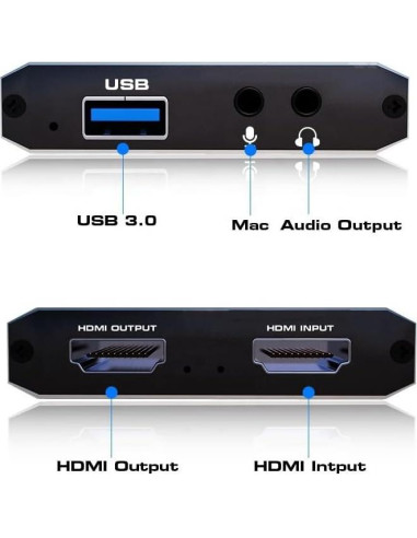 Tarjeta de Captura BUBUCAM 4K HDMI 1080p 60fps para Video
