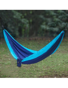 Hamaca Portátil Individual NOVICA Sueños del Mar Azul Marino 2