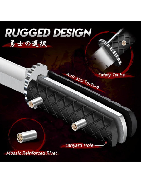 Cuchillo Tanto Moontay 21.3cm Acero Inoxidable con Funda Cuchillo Tanto Moontay 21.3cm Acero Inoxidable con Funda