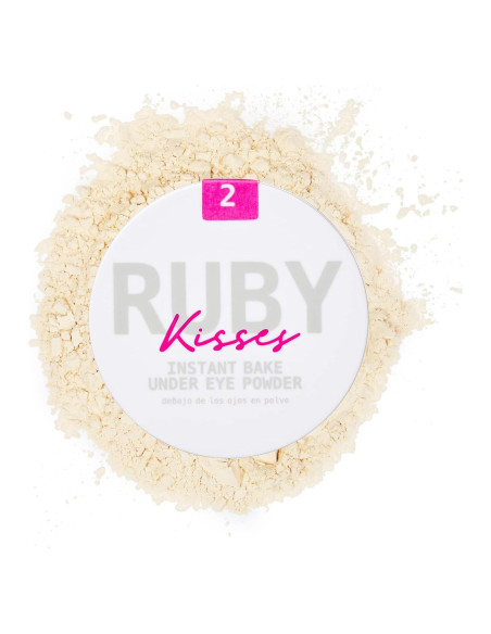 Polvo para Ojos Ruby Kisses Instant Bake - Vegano 3.4g Polvo para Ojos Ruby Kisses Instant Bake - Vegano 3.4g