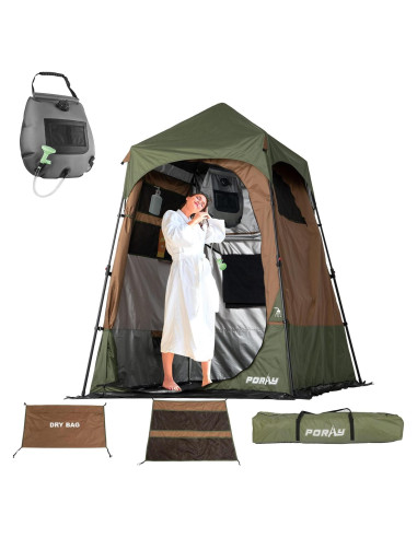 Tienda de Ducha Camping Deluxe Porayhut SIG SHW 160x160x220cm