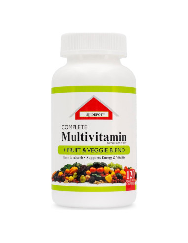 120 Cápsulas Líquidas Multivitaminas SJJ Depot - Antioxidantes