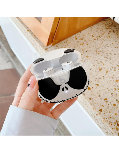 Funda Calavera Luminosa Rertnocnf para Beats Studio Buds 2021