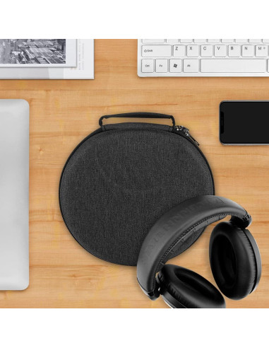 Funda Dura Geekria para Auriculares Sennheiser HD550 HD650 Gris