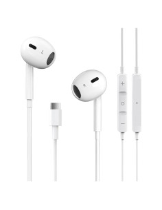 Auriculares USB-C Pcwfbzf con micrófono y control remoto