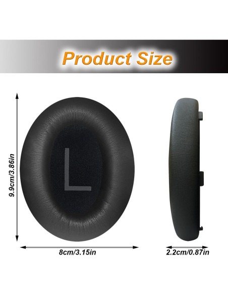Almohadillas de Repuesto Bose NC700 - Espuma Alta Densidad Negro Almohadillas de Repuesto Bose NC700 - Espuma Alta Densidad Negro