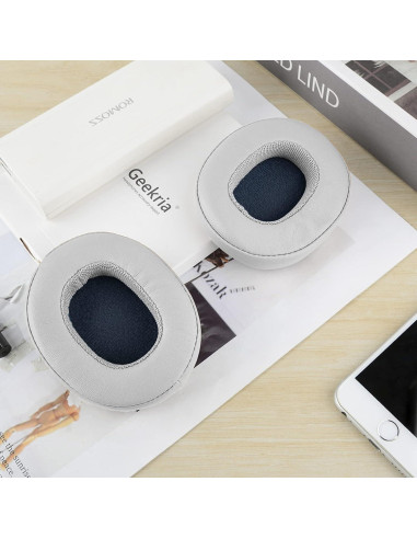Almohadillas de Repuesto Linkidea para Skullcandy Crusher y Hesh - Blanco