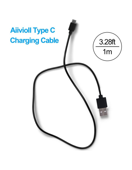 Cable de Carga Rápida USB C Aiivioll 1m para Auriculares Anker Cable de Carga Rápida USB C Aiivioll 1m para Auriculares Anker