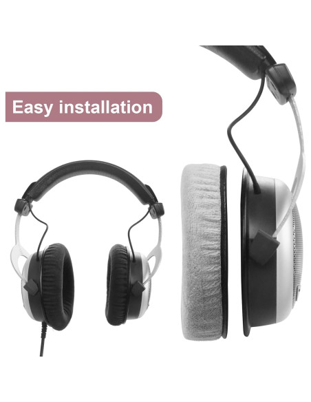 Almohadillas de Reemplazo Defean para Auriculares Beyerdynamic DT990 DT880 DT770 PRO - Espuma de Memoria Almohadillas de Reemplazo Defean para Auriculares Beyerdynamic DT990 DT880 DT770 PRO - Espuma de Memoria
