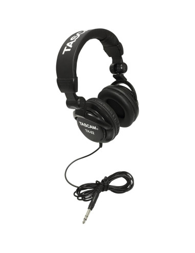 TASCAM Mixcast 4 + Auriculares TH-02-B para Podcasting