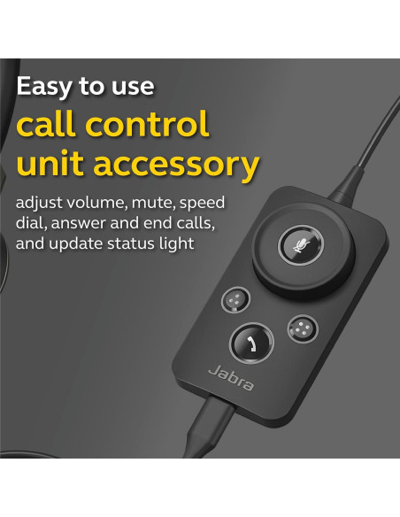 Auricular Jabra Engage 50 Estéreo con Cable y 3 Micrófonos Auricular Jabra Engage 50 Estéreo con Cable y 3 Micrófonos