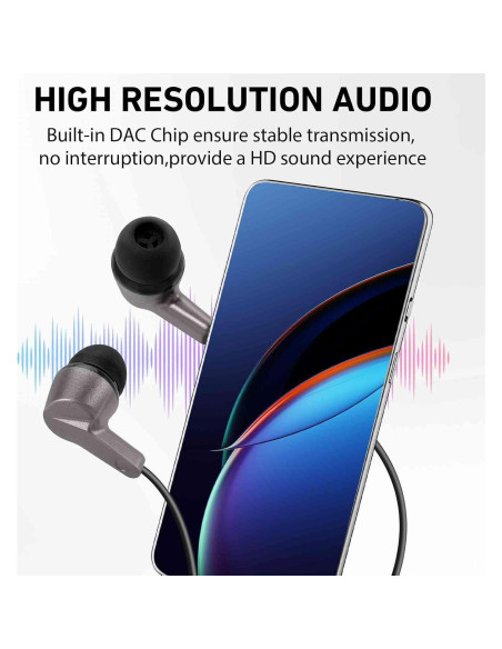 Auriculares In-Ear UrbanX R2 con Micrófono y Cable Antienredos Auriculares In-Ear UrbanX R2 con Micrófono y Cable Antienredos