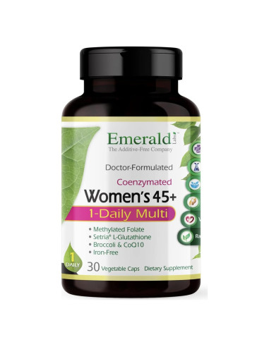 Multivitamina Diaria 1 Emerald Labs para Mujeres 45+ - 30 Cápsulas Vegetales