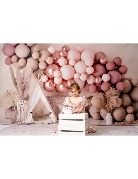 Telón de Fondo de Globos Boho Kate 2.2x1.5m Microfibra Telón de Fondo de Globos Boho Kate 2.2x1.5m Microfibra