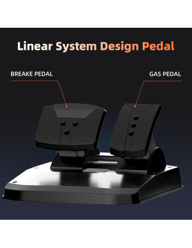 Volante de Carreras DOYO con Pedales y Doble Vibración 270