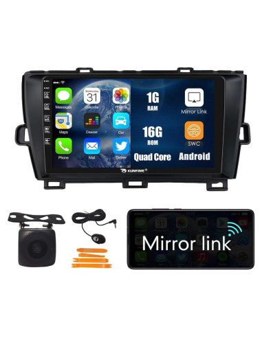 Estéreo Android Kunfine 9" para Toyota Prius 2009-2014 GPS