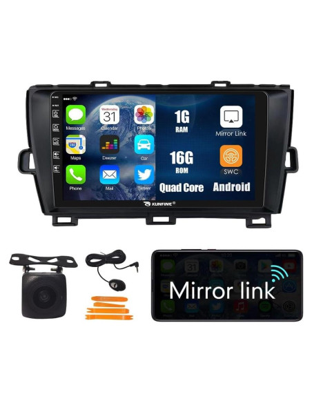 Estéreo Android Kunfine 9" para Toyota Prius 2009-2014 GPS Estéreo Android Kunfine 9" para Toyota Prius 2009-2014 GPS