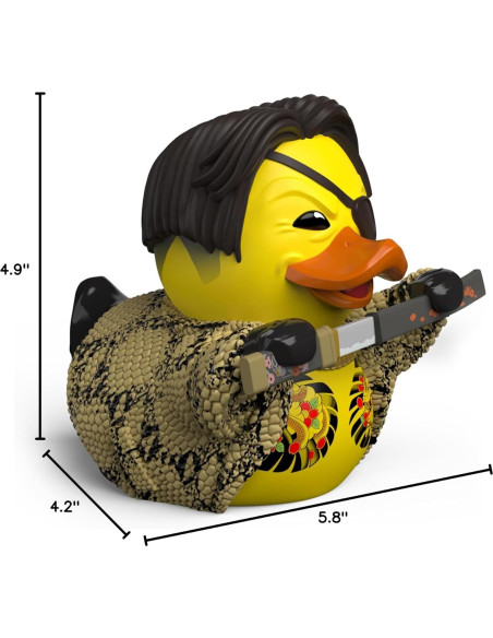 TUBBZ Goro Majima pato de goma figura coleccionable 9 cm TUBBZ Goro Majima pato de goma figura coleccionable 9 cm