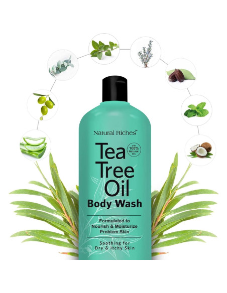 Jabón Corporal Natural Riches 473 ml - Árbol de Té y Aloe Vera Jabón Corporal Natural Riches 473 ml - Árbol de Té y Aloe Vera