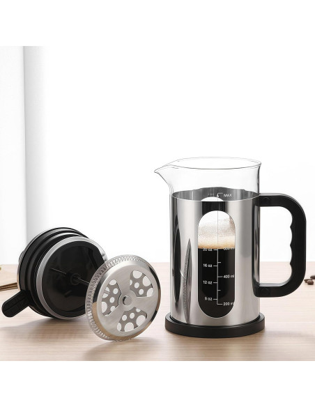 Prensa Francesa de Café PanSukided 1007ml Acero Inoxidable Prensa Francesa de Café PanSukided 1007ml Acero Inoxidable