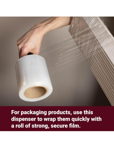 Dispensador de Envoltura Estirable IDL Packaging W-600 3"