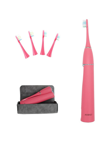 Cepillo de dientes eléctrico Sonic Lingmai UET-H01 rosa plegable