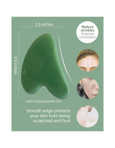 Herramientas de Masaje Gua Sha MoHern - 4 Piezas para Cara y Cuerpo Herramientas de Masaje Gua Sha MoHern - 4 Piezas para Cara y Cuerpo