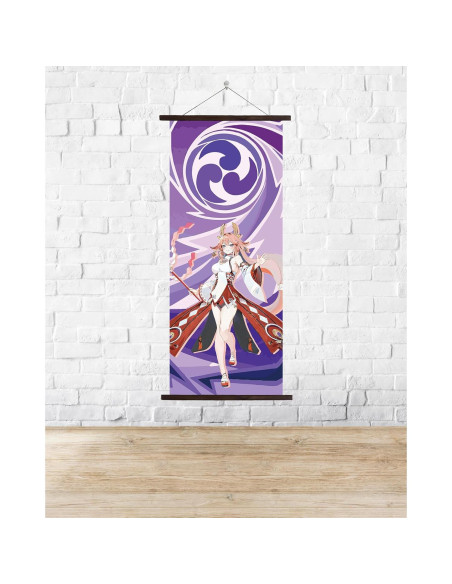 Póster de Lienzo Genshin Impact Amaker7 101.6x40.6cm Yae Miko Póster de Lienzo Genshin Impact Amaker7 101.6x40.6cm Yae Miko