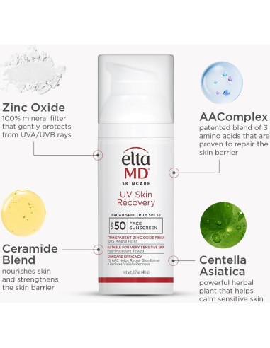 Protector Solar Facial EltaMD UV Skin Recovery SPF 50 90g