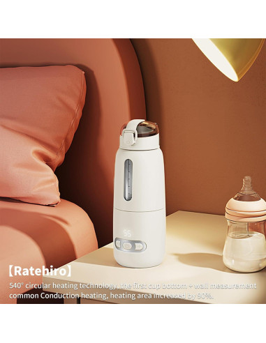Calentador de Botellas Portátil USB para Bebés 295 ml
