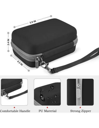 Funda de Transporte Leayjeen para Impresora Fujifilm Instax Mini Link - Negro