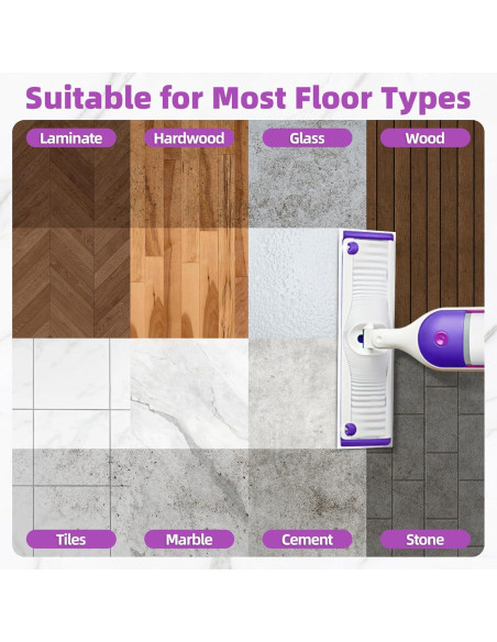 50 Almohadillas de Microfibra Nicemiya para Mopas Swiffer 36.83x12.7cm 50 Almohadillas de Microfibra Nicemiya para Mopas Swiffer 36.83x12.7cm
