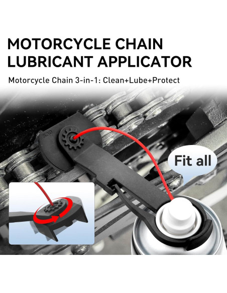 Aplicador de Lubricante Universal AM-World para Cadenas 525 530 428 Aplicador de Lubricante Universal AM-World para Cadenas 525 530 428
