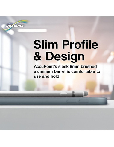 Bolígrafo Stylus BoxWave AccuPoint para Schlage Encode - Plata