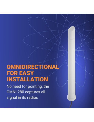 Antena Omnidireccional Poynting OMNI-600 5G 4G LTE 617-3800 MHz