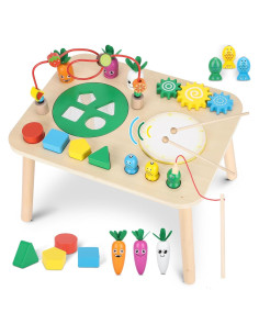 Mesa de Actividades Montessori HEYLANDU 7 en 1 para Niños