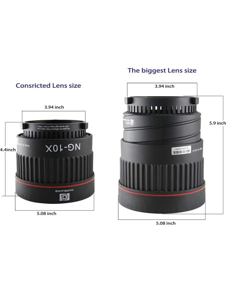 Adaptador de Lente Fresnel Hersmay NG-10X para Montura Bowens Adaptador de Lente Fresnel Hersmay NG-10X para Montura Bowens
