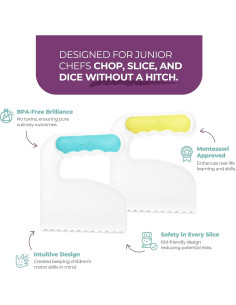 Juego de Picadora y Cuchillos TOVLA JR. para Niños - Seguro y Montessori 2