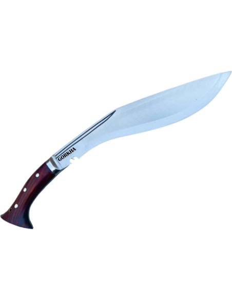 Cuchillo Kukri Gorkha 43 cm con Funda de Cuero - Acero Inoxidable Cuchillo Kukri Gorkha 43 cm con Funda de Cuero - Acero Inoxidable